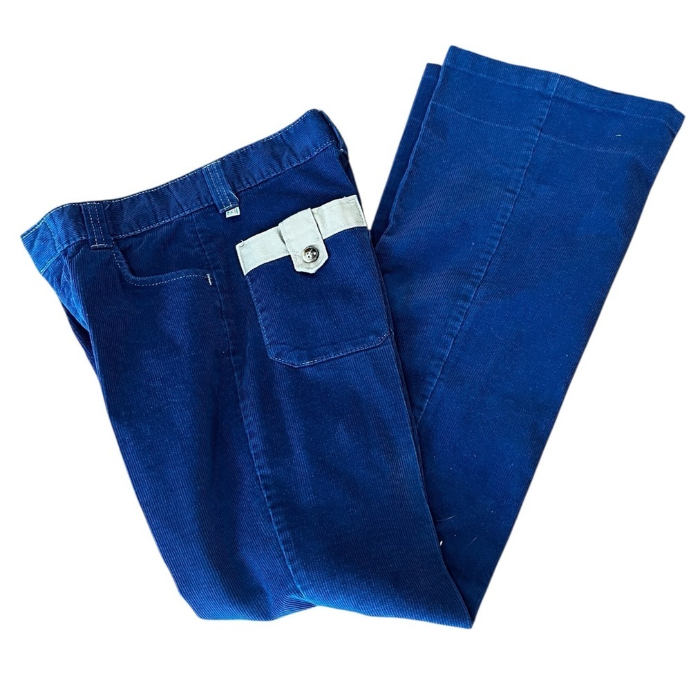 Billie the kid vintage rare corduroy bell slacks pants-14